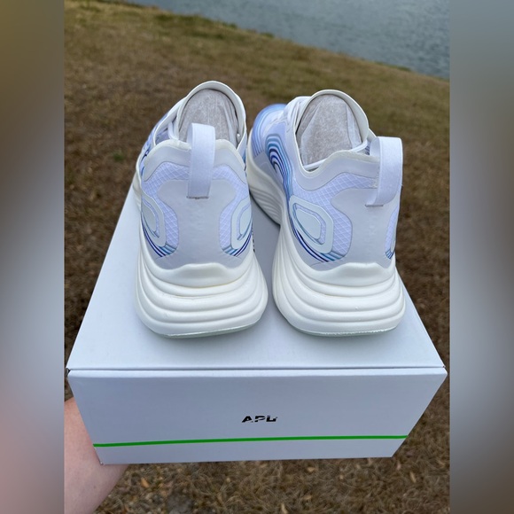 NWT APL Streamline Mens Size 10.5 in Blue and White Retails $350 main image 5